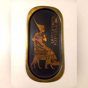 ANTIQUE EGYPTIAN BRASS COPPER DECORATION 12X6 INCHS.